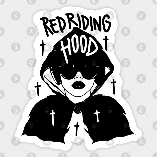 Red Riding Hood Sticker by souloff
